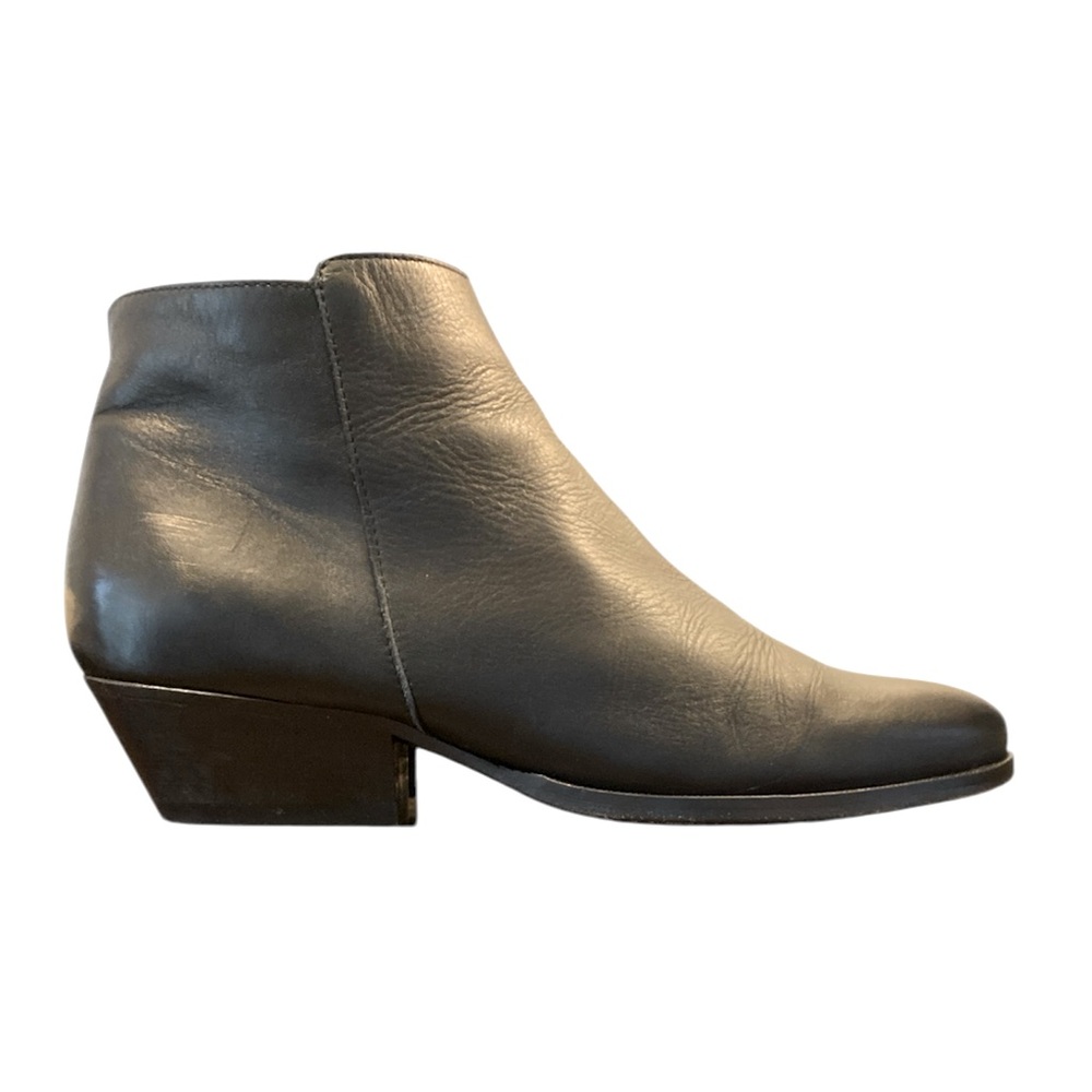 Thursday Sedona Downtown Black‎ Leather Ankle Boots Booties Zip Womens 9